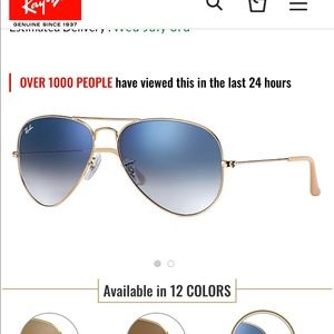 Authentic Gradient Aviators